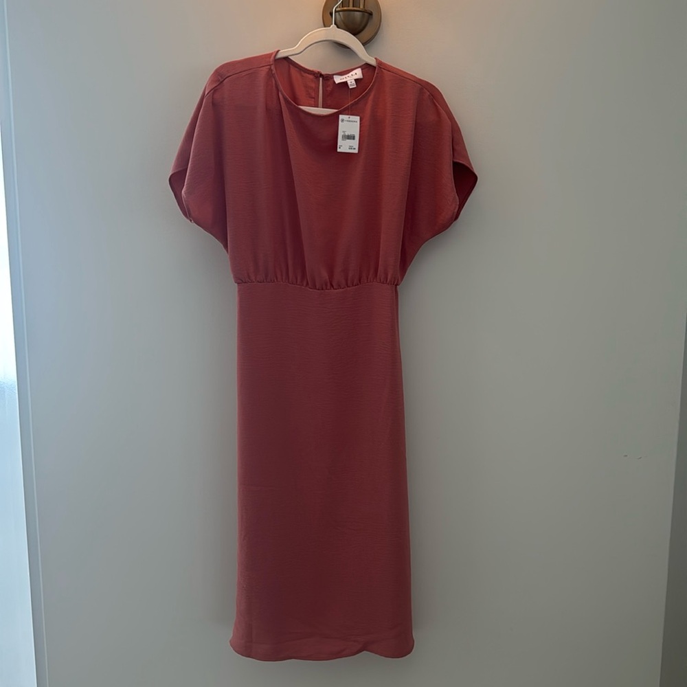 Never-worn Gilli maxi dress in pink. Size M.